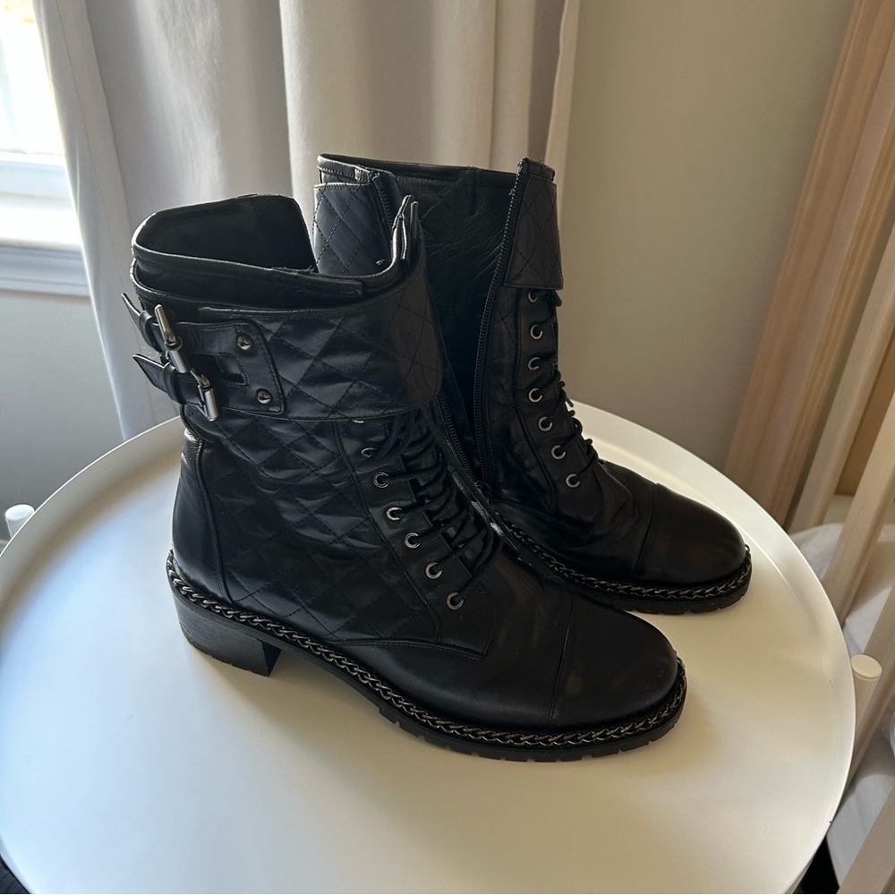 VC Vince Camaro Signature black combat boots